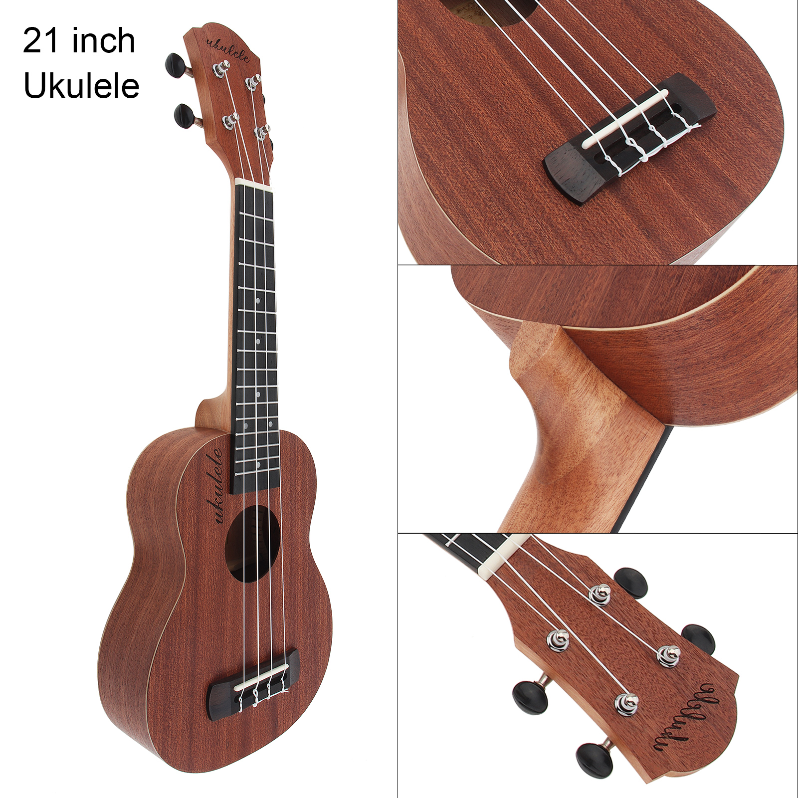 Musical Instrument Oud - 21 Inch Soprano Ukulele / Ukulele