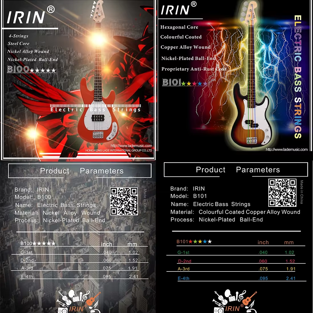 1/3/10 Set Bass Strings 4/5/6  - Charango 10 String recensie en prijs