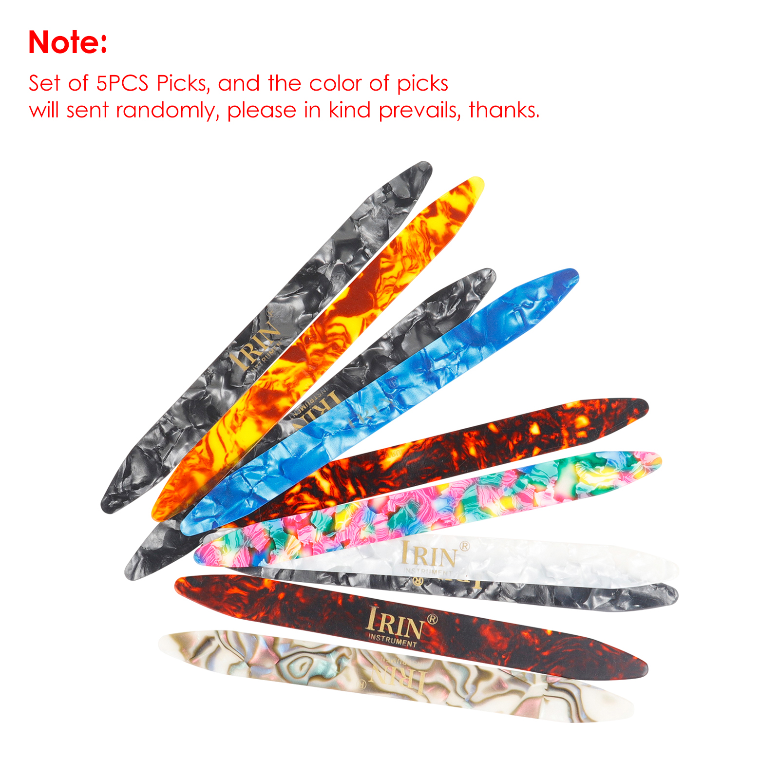 IRIN 5pcs Celluloid Picks Plec - Musical Instrument Oud recensie en prijs