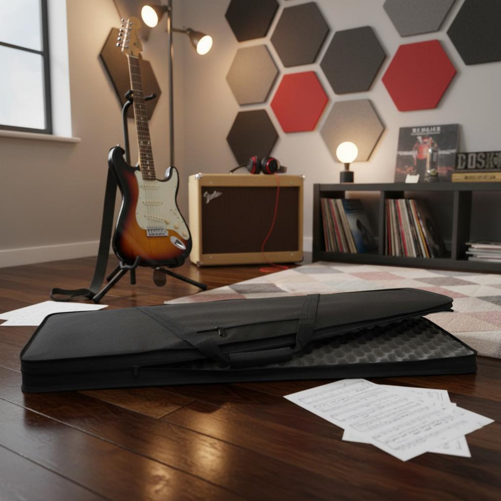 Lightweight Foam Guitar Case W - Musical Instruments recensie en prijs