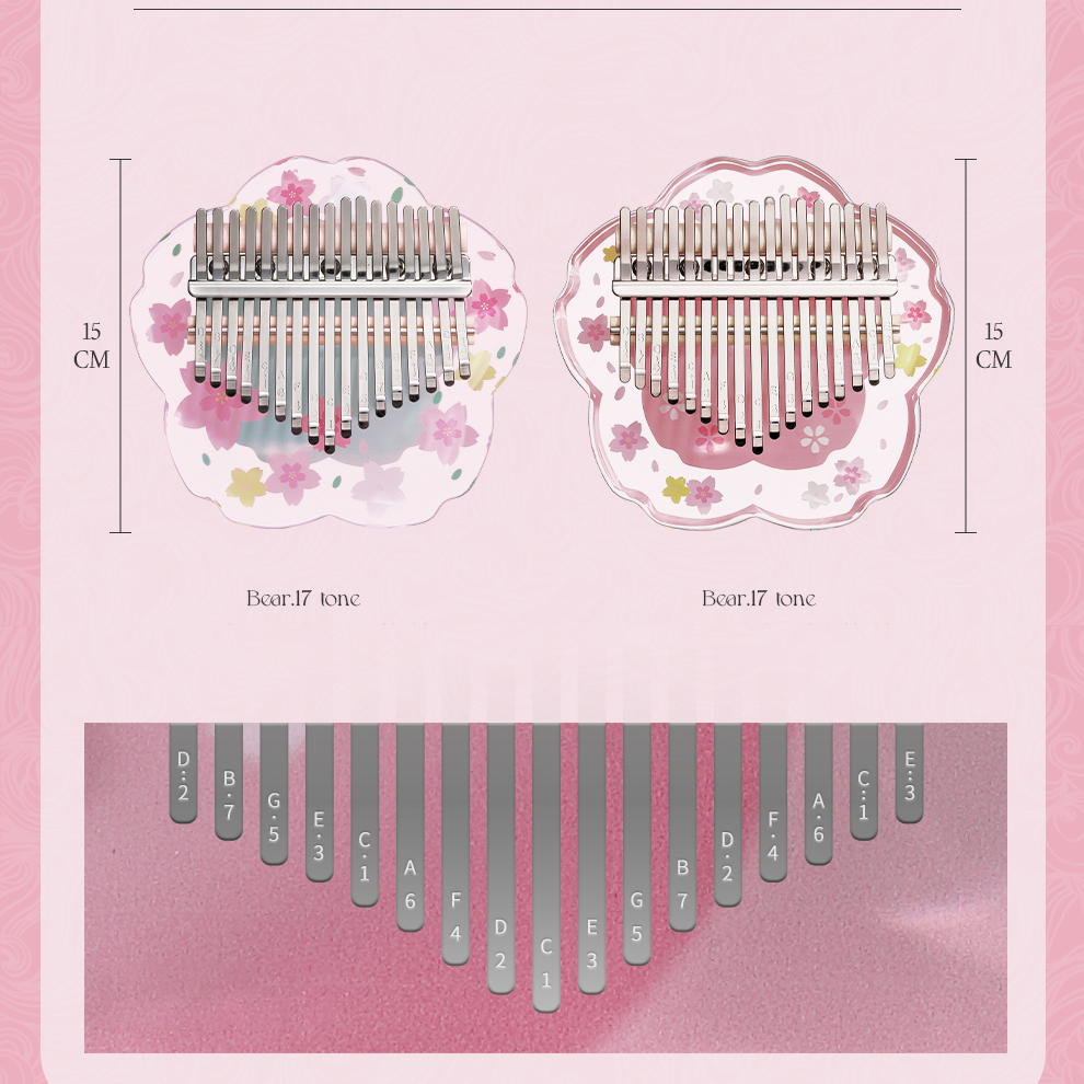 Hluru Kalimba 21 Keys with Cas - Musical Instrument African recensie en prijs