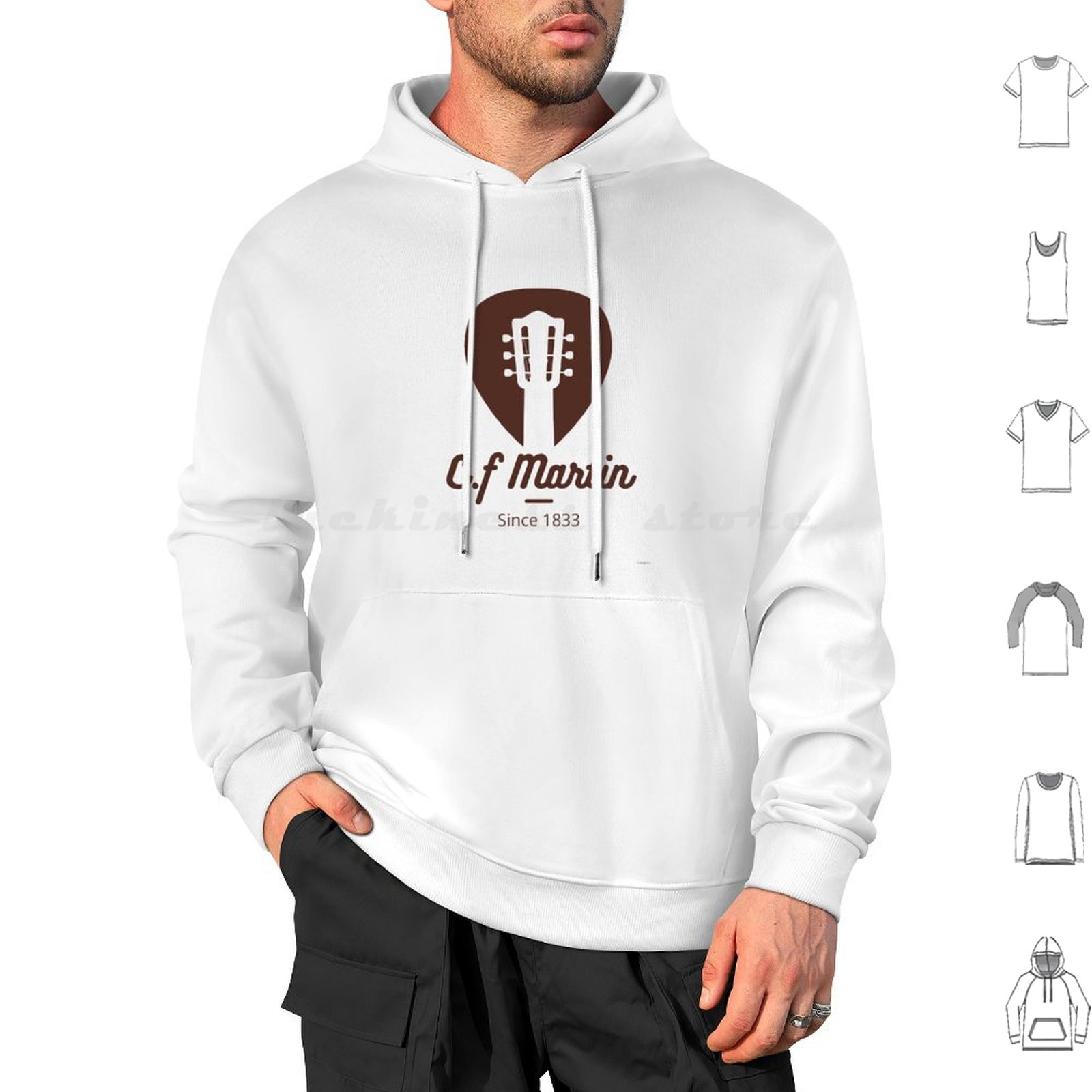 Guitars 1833 Hoodies Long Slee - Musical Instrument Companies recensie en prijs