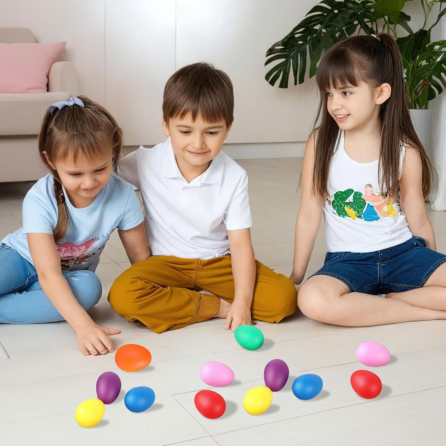 2Pcs Plastic Egg Shakers Percu - Musical Instrument Gif recensie en prijs