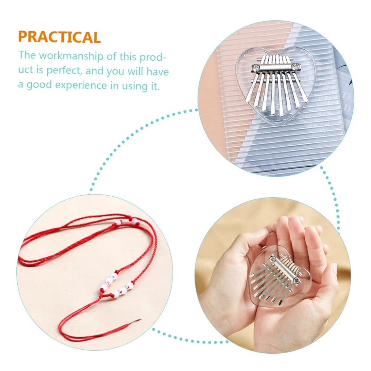 Miwayer 8 Keys Mini Kalimba Ra - Musical Instrument African recensie en prijs