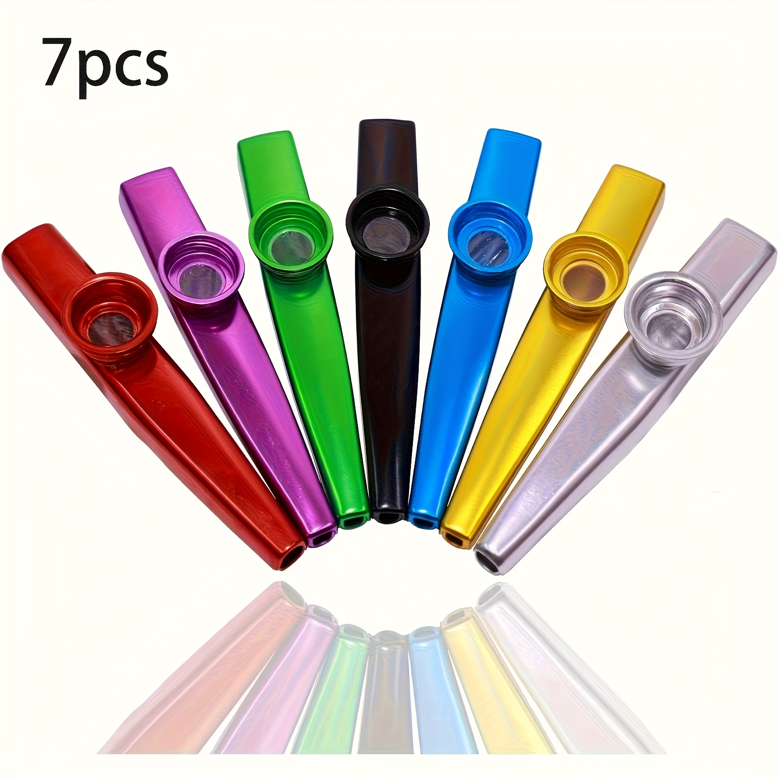 7pcs Metal Kazoos Simple Desig - Musical Instrument Gif recensie en prijs