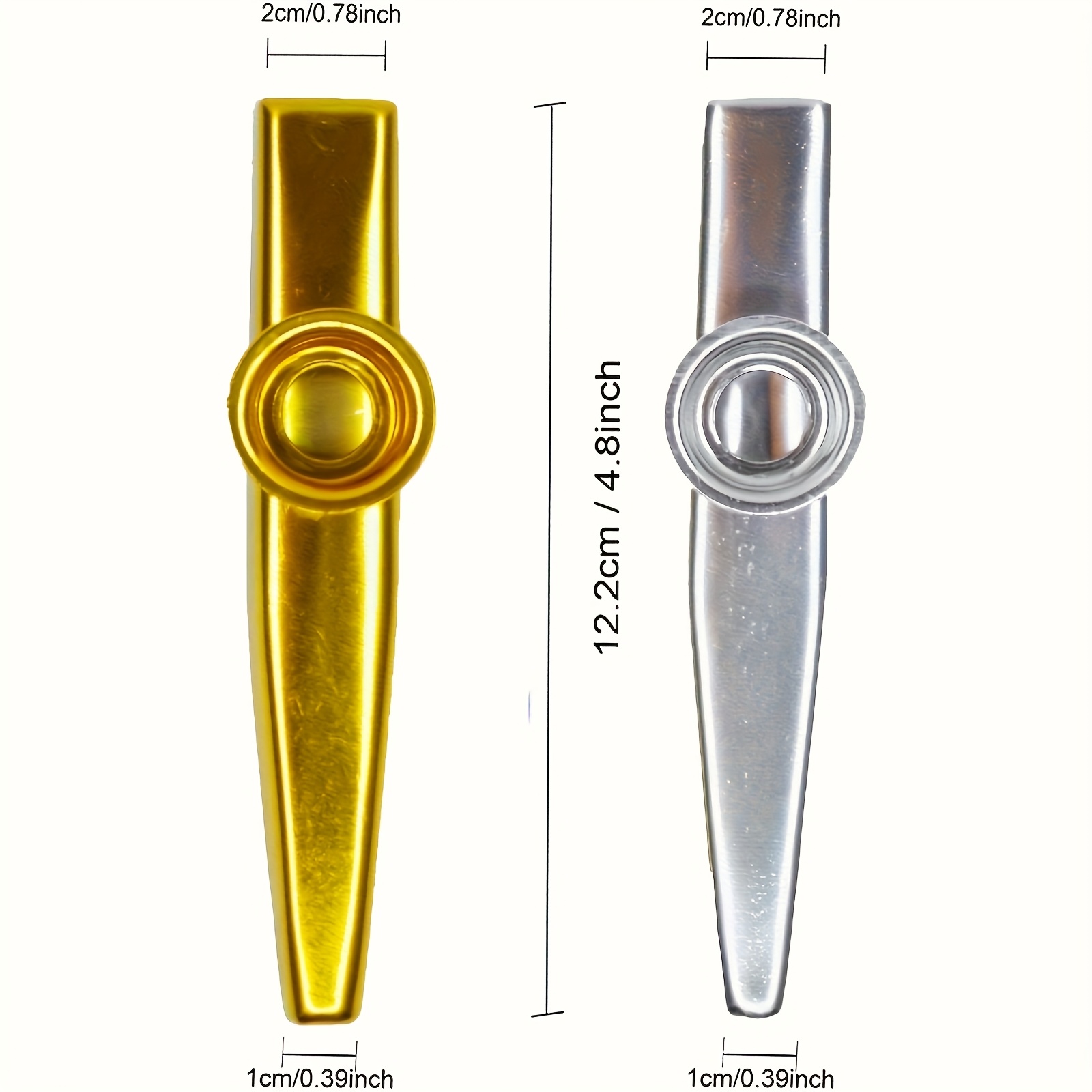 7pcs Metal Kazoos Simple Desig - Musical Instrument Gif recensie en prijs