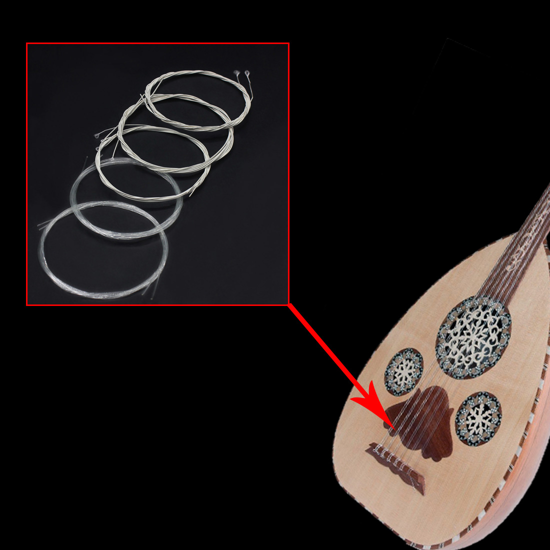 IRIN Oud Strings Turkey Oud Ar - Musical Instrument Oud recensie en prijs