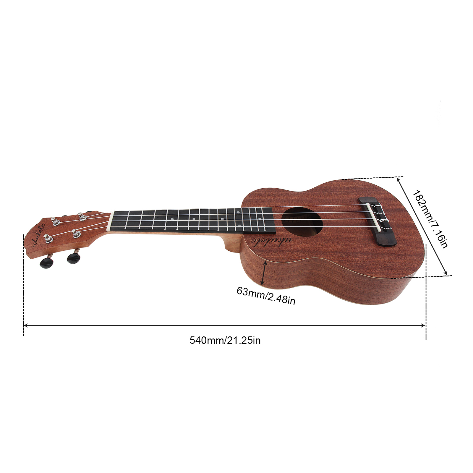 21 Inch Soprano Ukulele / Ukul - Musical Instrument Oud recensie en prijs