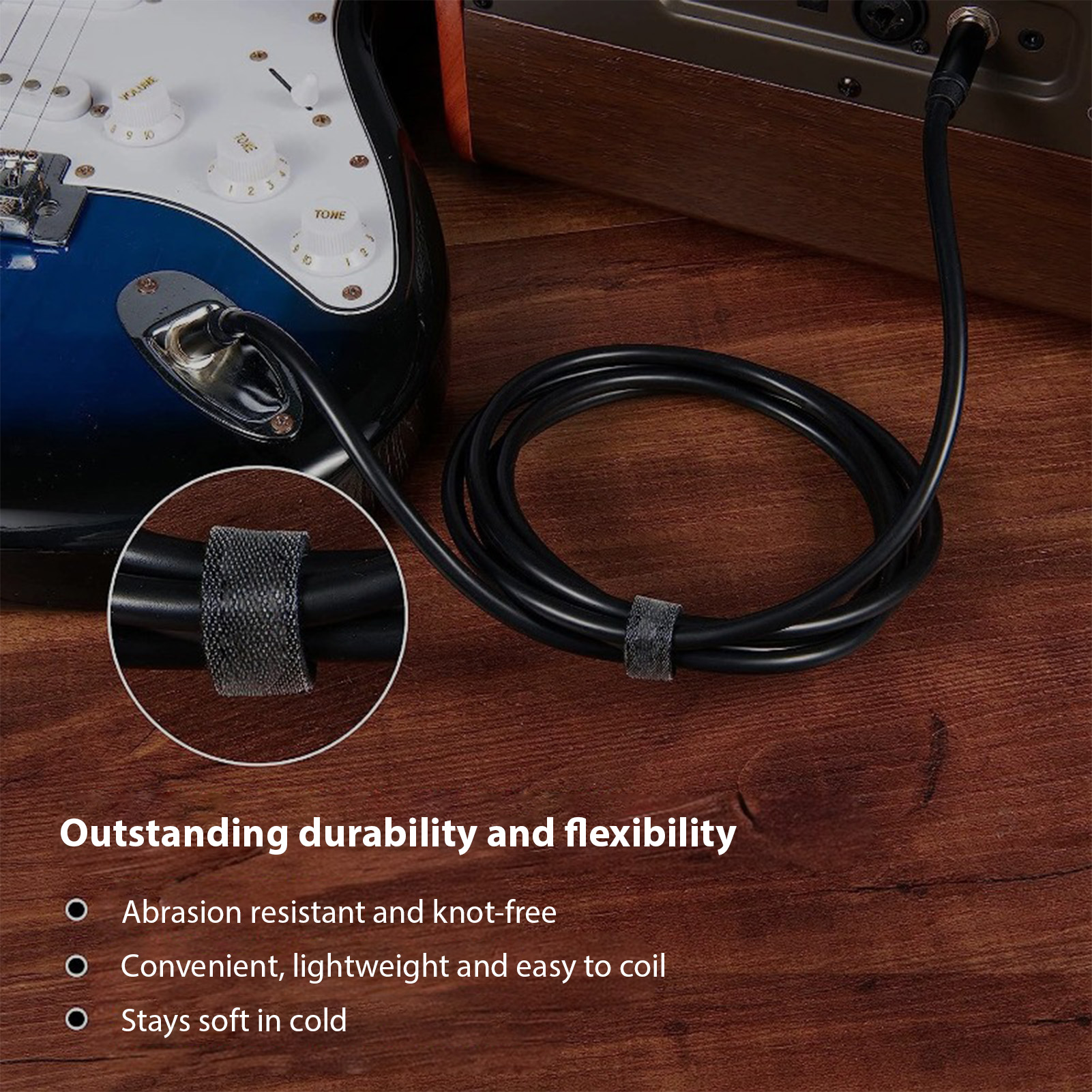 Guitar Cable 6.35mm Mono Sound - Musical Instrument Gif recensie en prijs