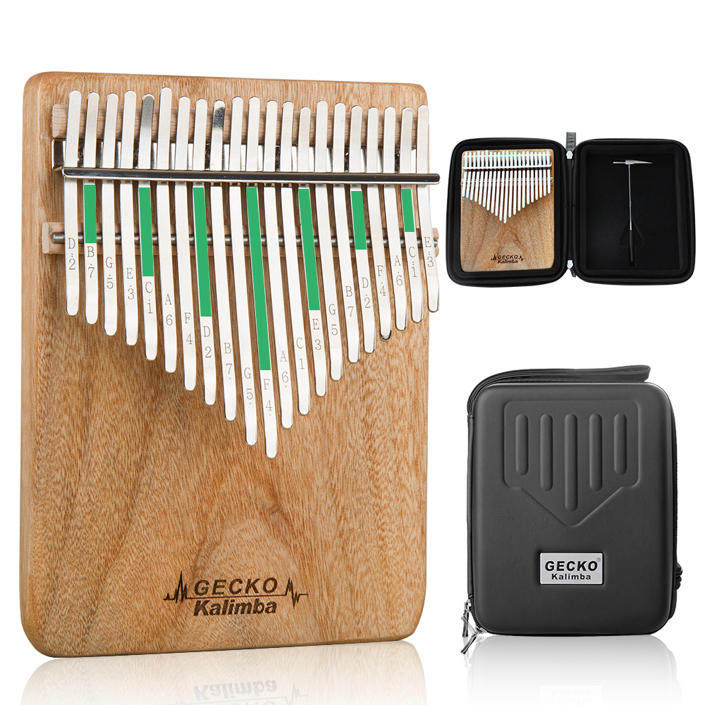 GECKO Kalimba 21-Key Camphor W - Musical Instrument African recensie en prijs