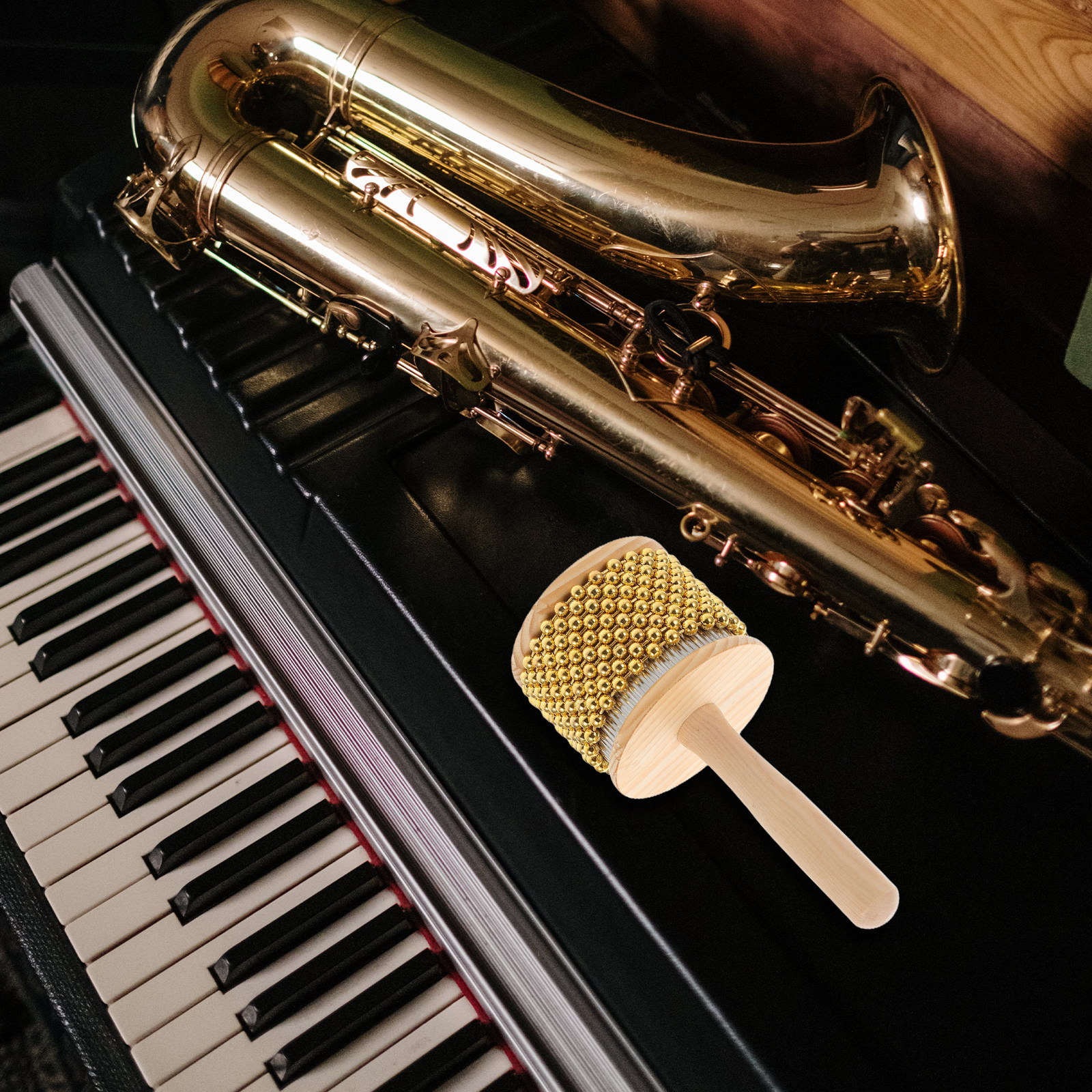 Mini Wooden Cabasa Percussion  - Musical Instrument Jazz recensie en prijs