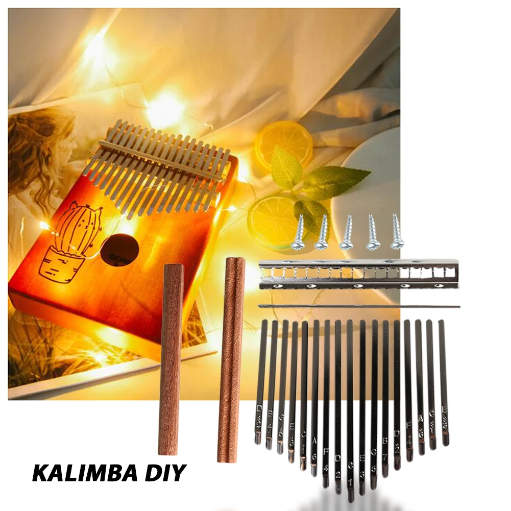 DIY 17 Tone Kalimba Keys Tines - Musical Instrument African recensie en prijs