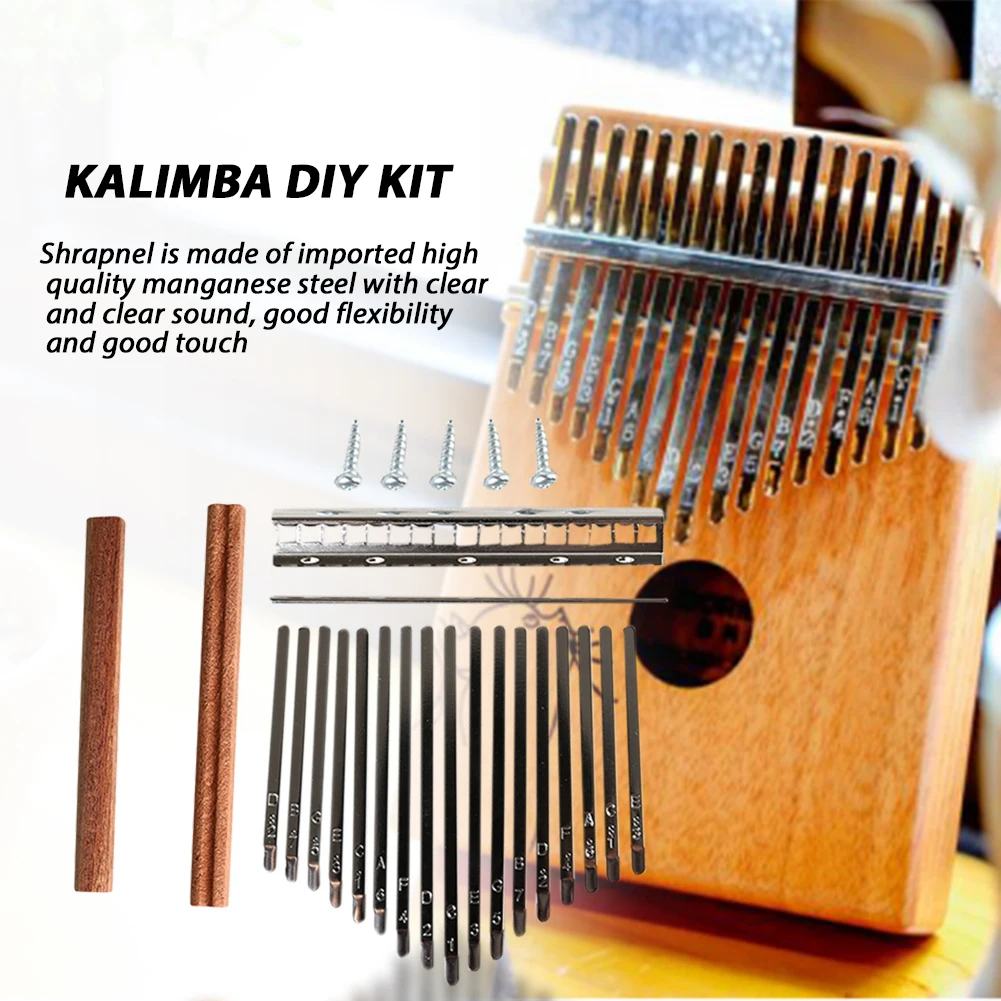 DIY 17 Tone Kalimba Keys Tines - Musical Instrument African recensie en prijs
