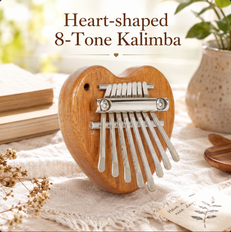 8 Keys Mini Kalimba Wooden Thu - Musical Instrument African recensie en prijs
