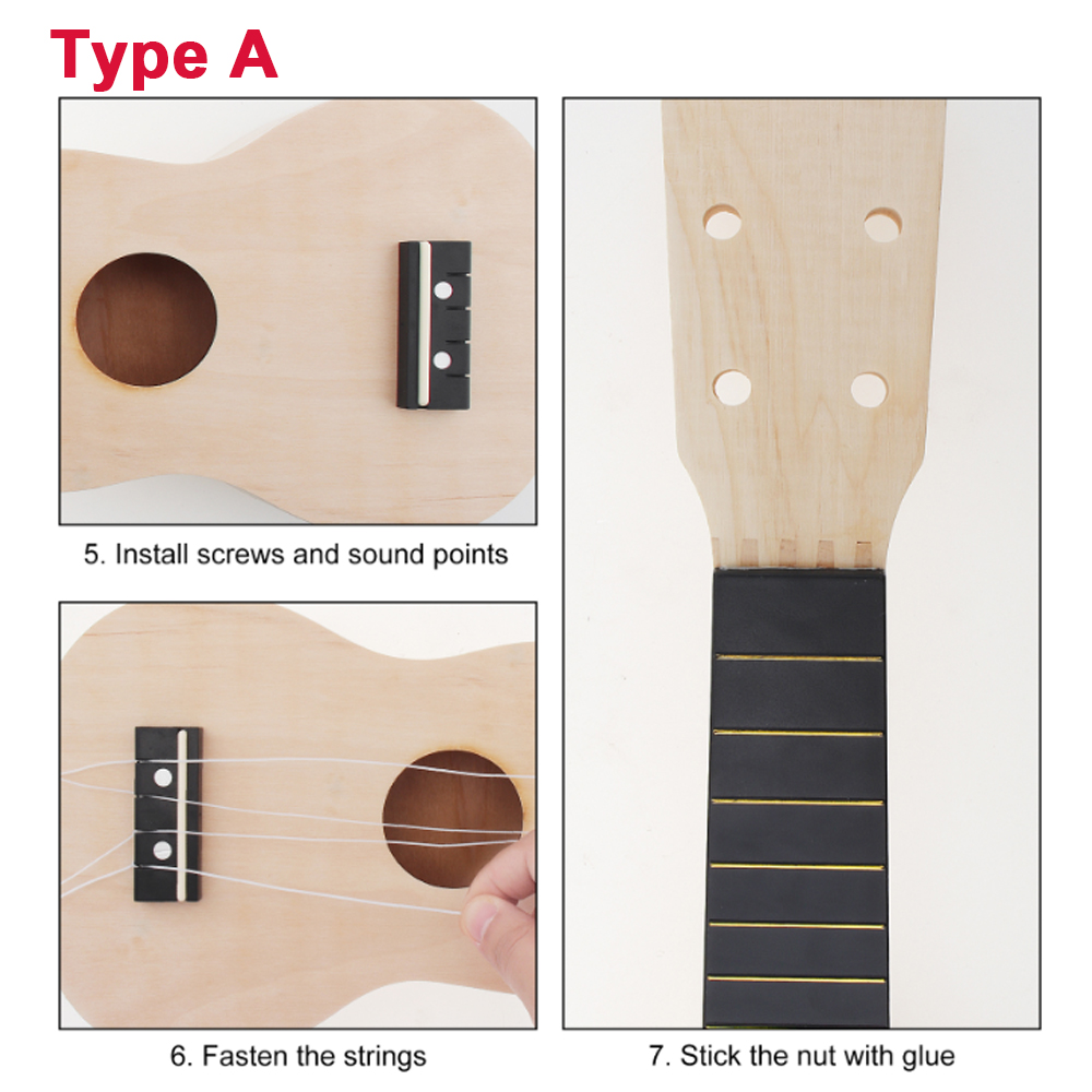 DIY Ukulele  21 Inch  Kit Deer - Musical Instrument Oud recensie en prijs