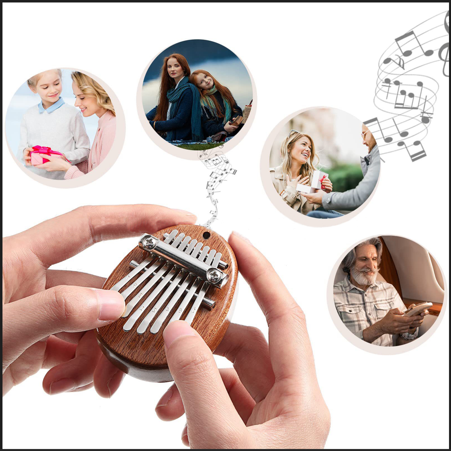 Mini Kalimba 8 Key Thumb Piano - Musical Instrument African recensie en prijs